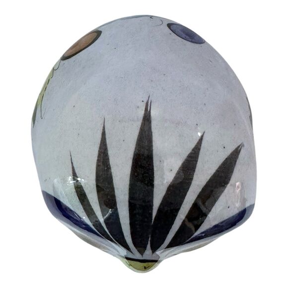 Mexican Tonala Pottery Owl Figurine – Handcrafted & Signed CAT 124 - Picture 12 of 12